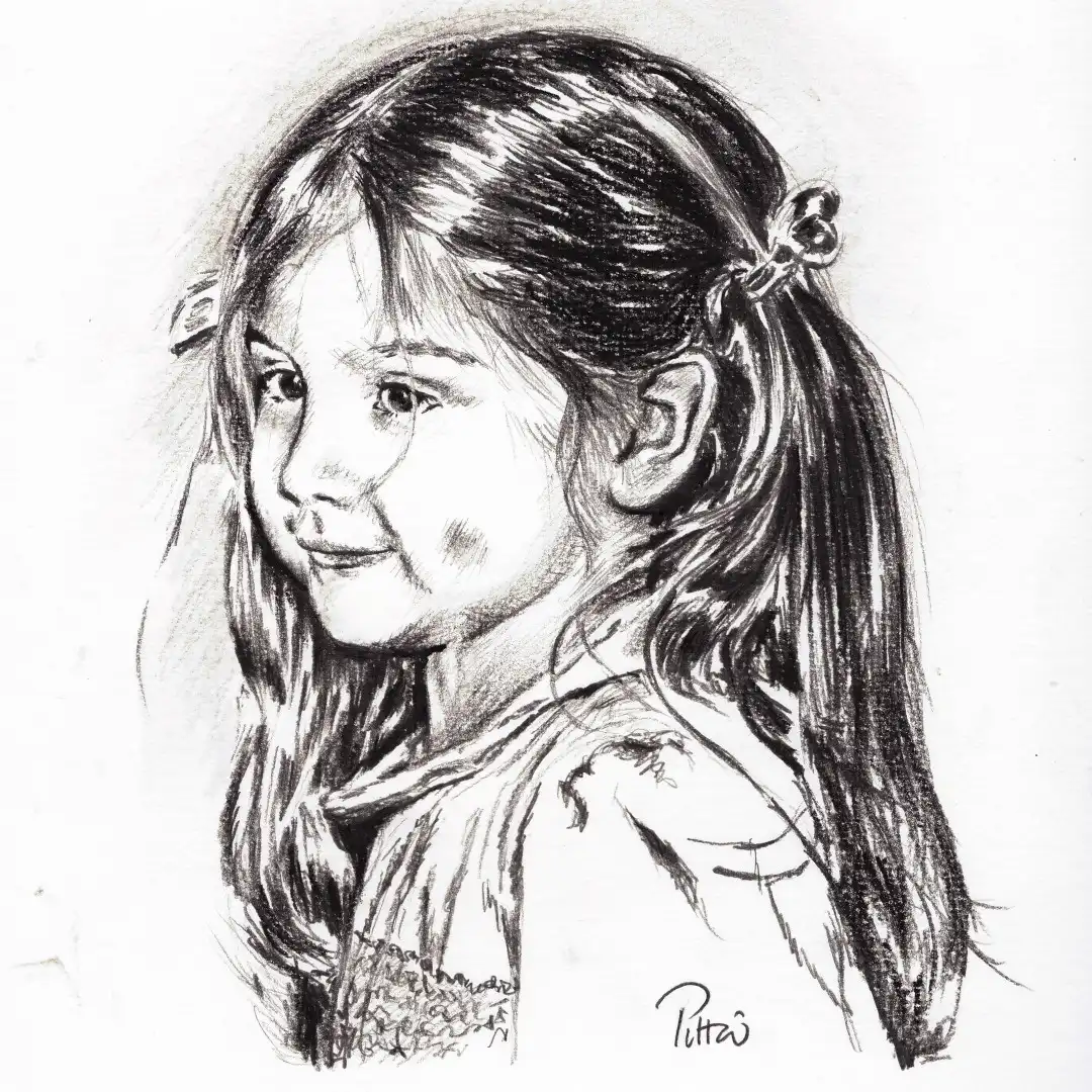 portrait d'une petite fille